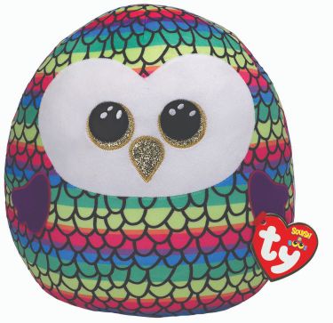 TY Owen Owl Squish A Boo 14"