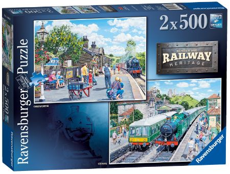 Railway Heritage 2X500 Piece Jigsaw Puzzle