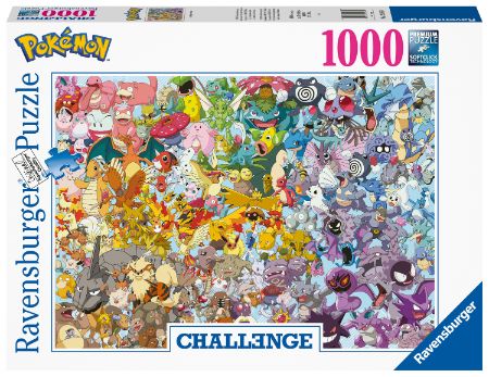 Challenge Puzzle Pokemon 1000 Piece Jigsaw Puzzle
