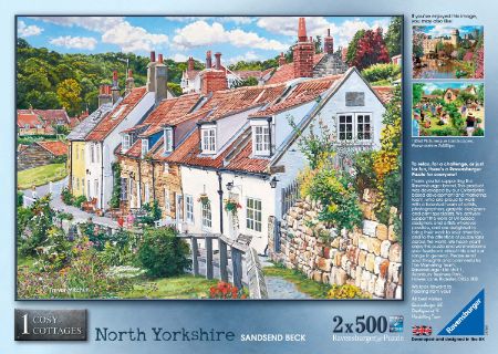 Cosy Cottages North Yorkshire 2X 500 Jigsaw Puzzle