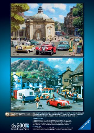 Happy Days 4X500 Piece Jigsaw Puzzles