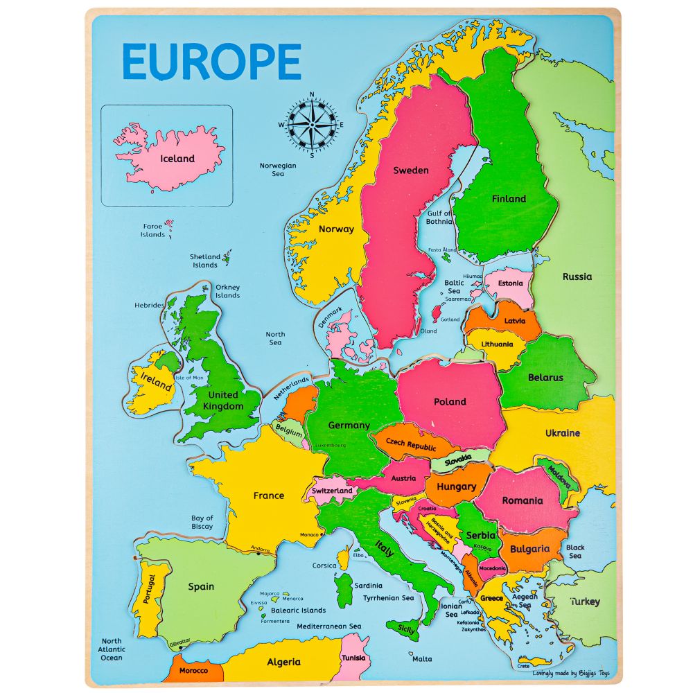 Europe Inset Puzzle