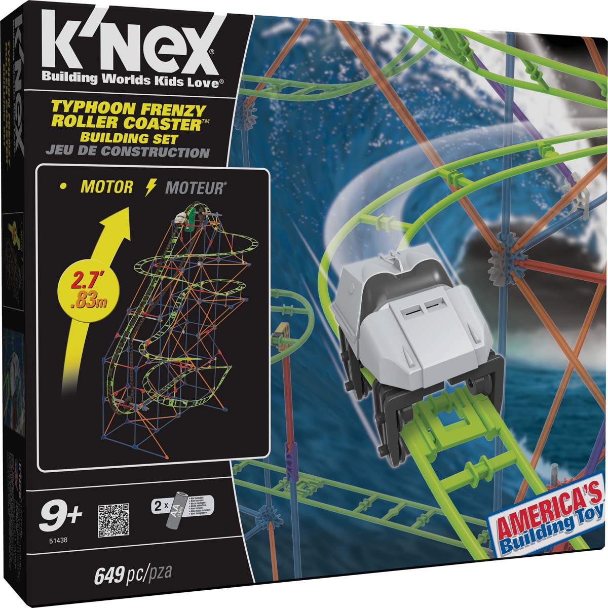 Knex Typhoon Frenzy Coaster