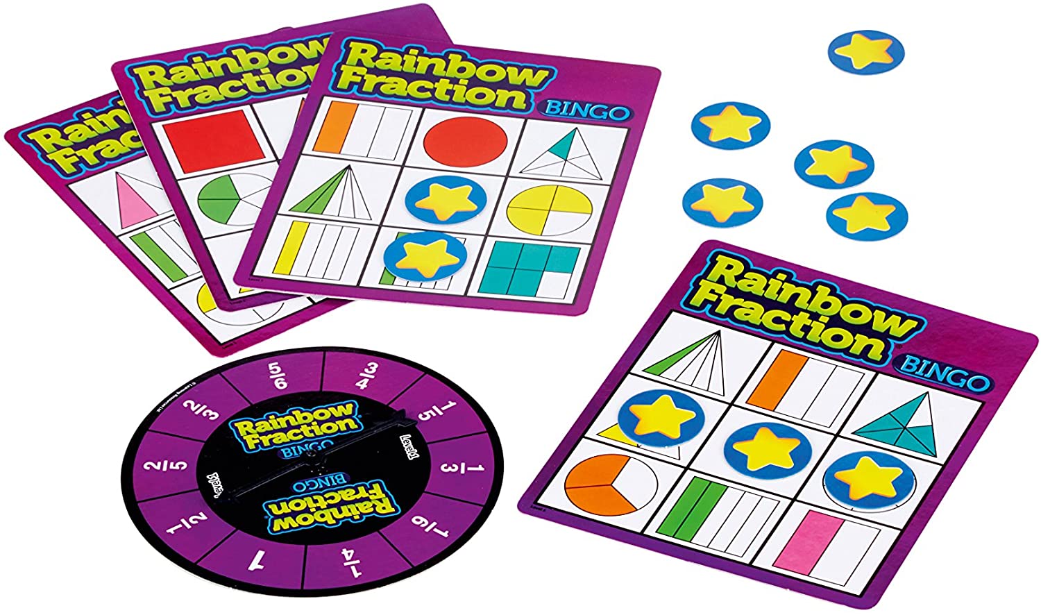 Rainbow Fraction Bingo