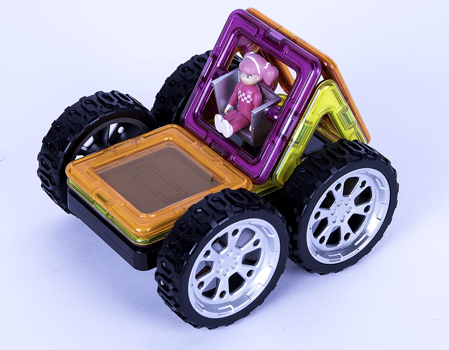 Magformers Rally Cart Racer Girl