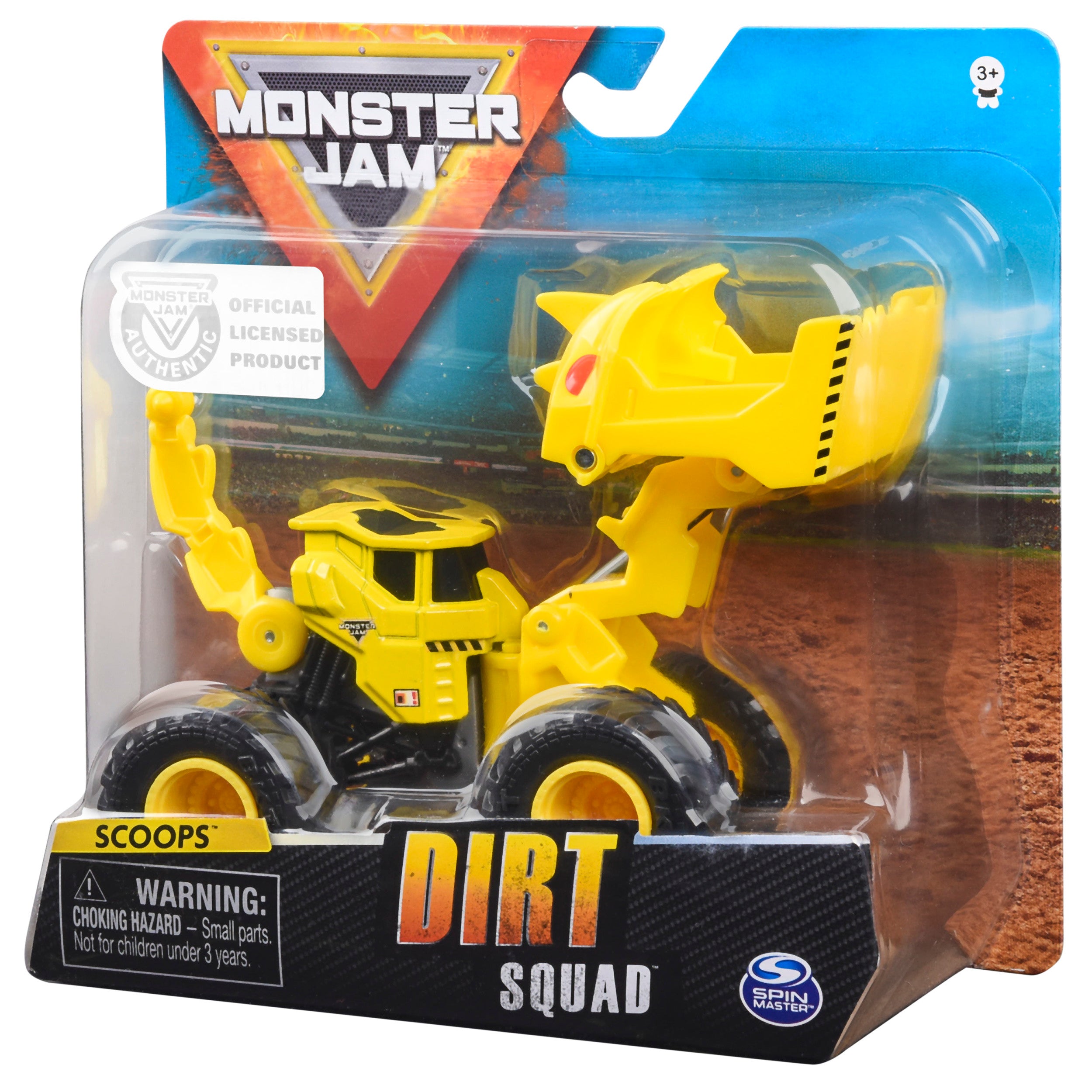 Monster Jam 1:64 Stunt Dirt Squad
