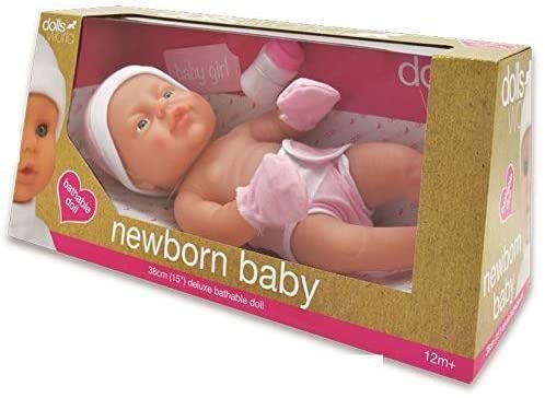 Dolls World New Born Baby Girl