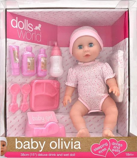 Dolls World Baby Olivia Doll