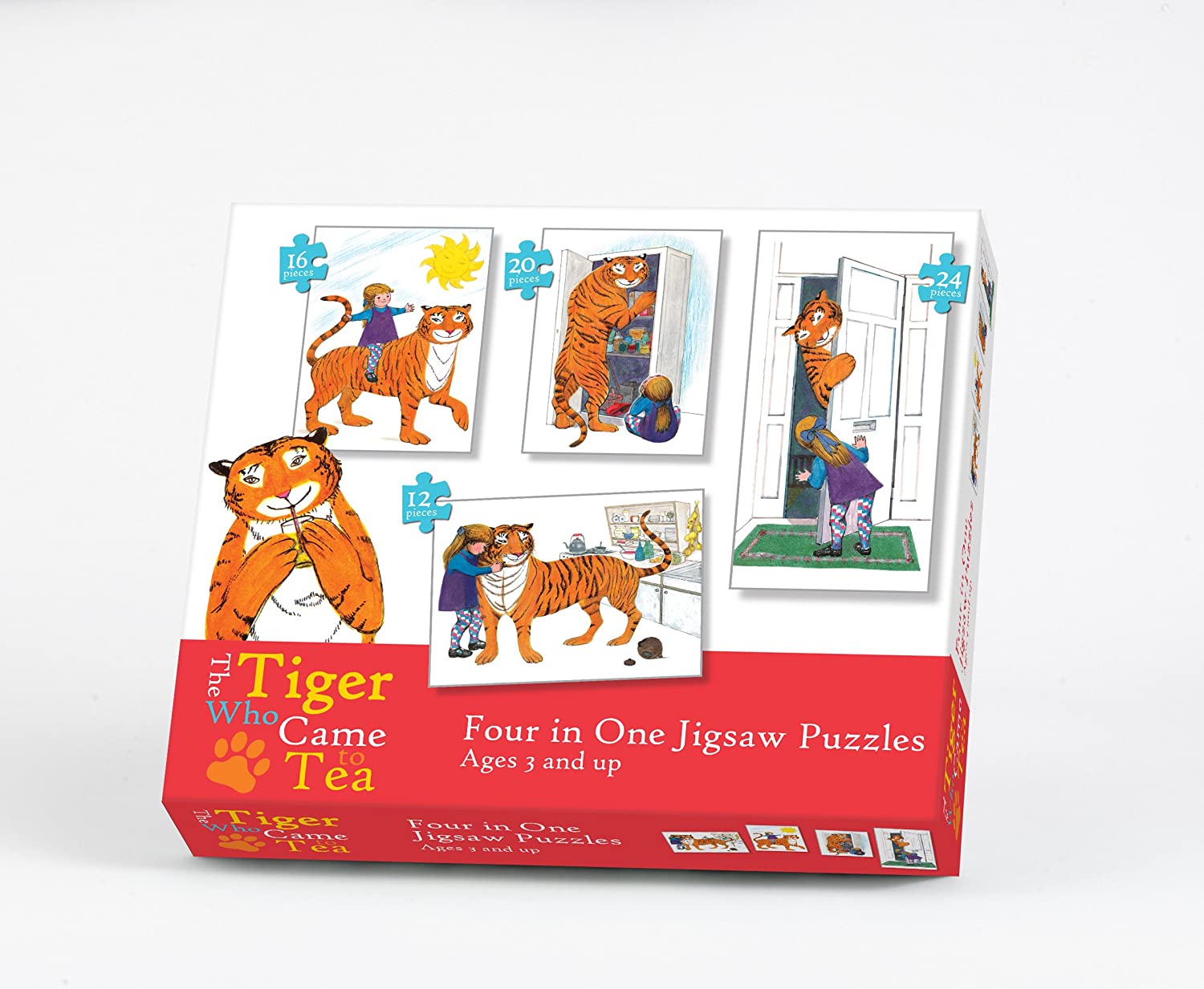 Tiger Comes To Tea Puzzle 4 In 1 - 12/16/20/24 Pcs