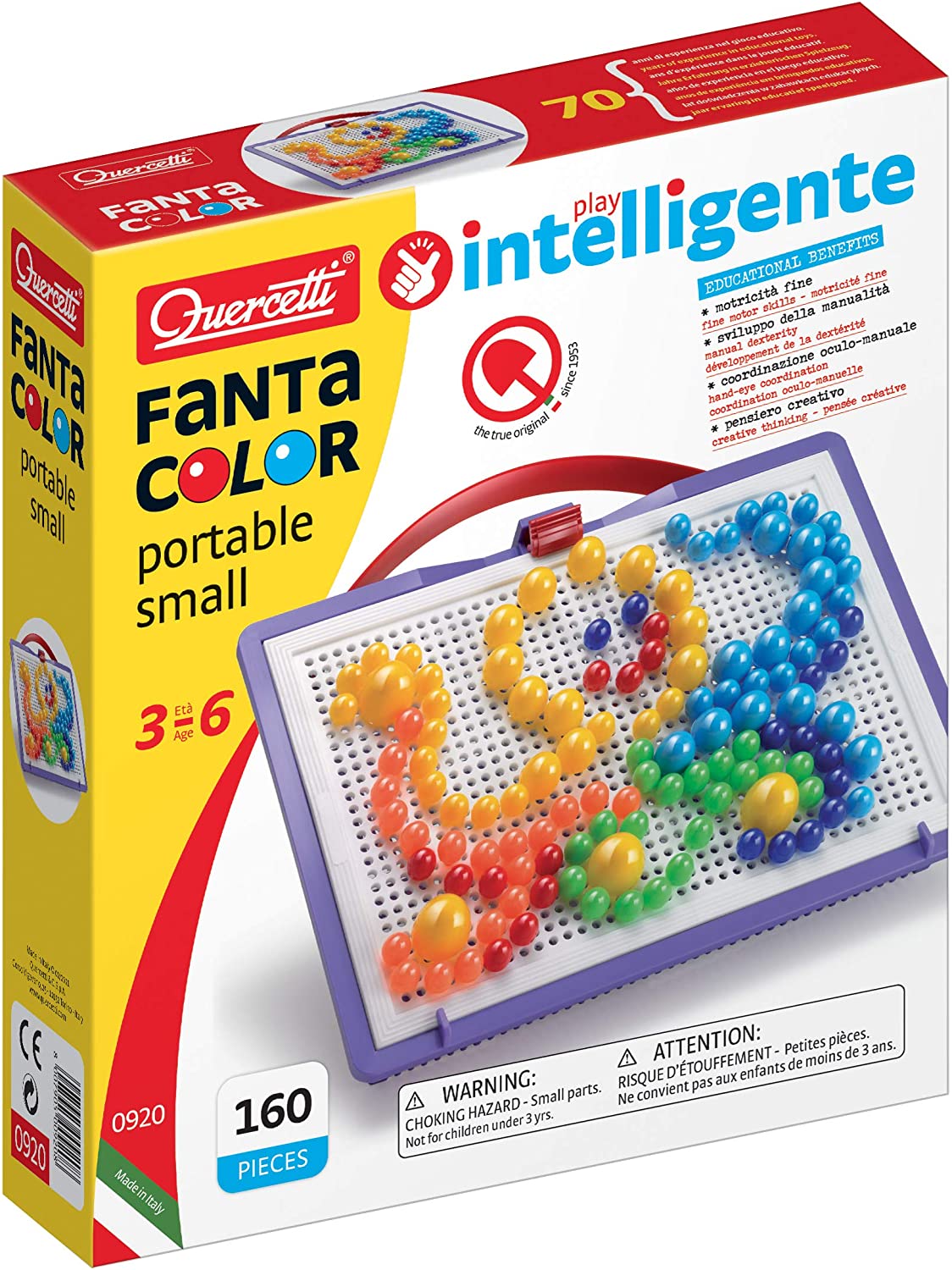 Portable Peg Board - Fanta Coloured