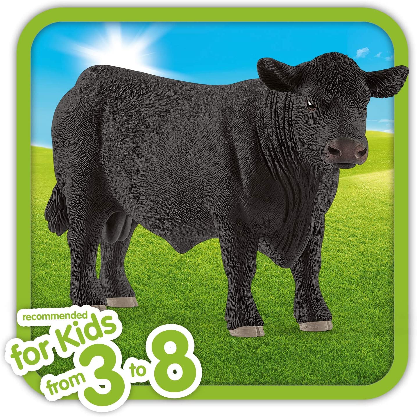 Schleich Black Angus Bull