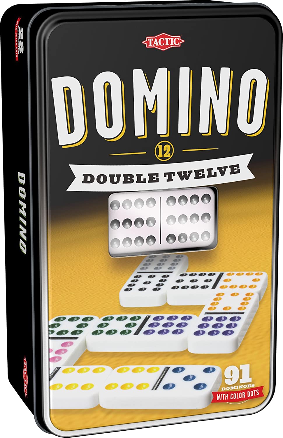 Double 12 Domino in Tin 91 Pieces