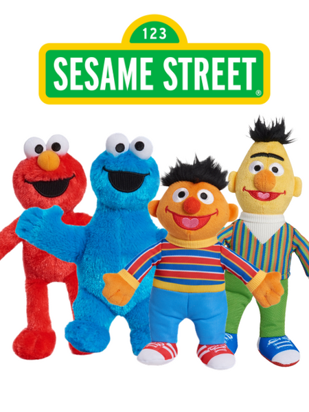 Sesame street characters stuffed animals deals