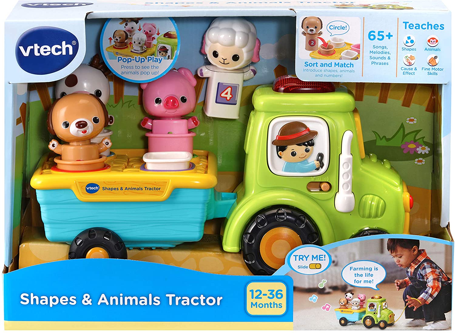 VTech Shapes & Animals Tractor