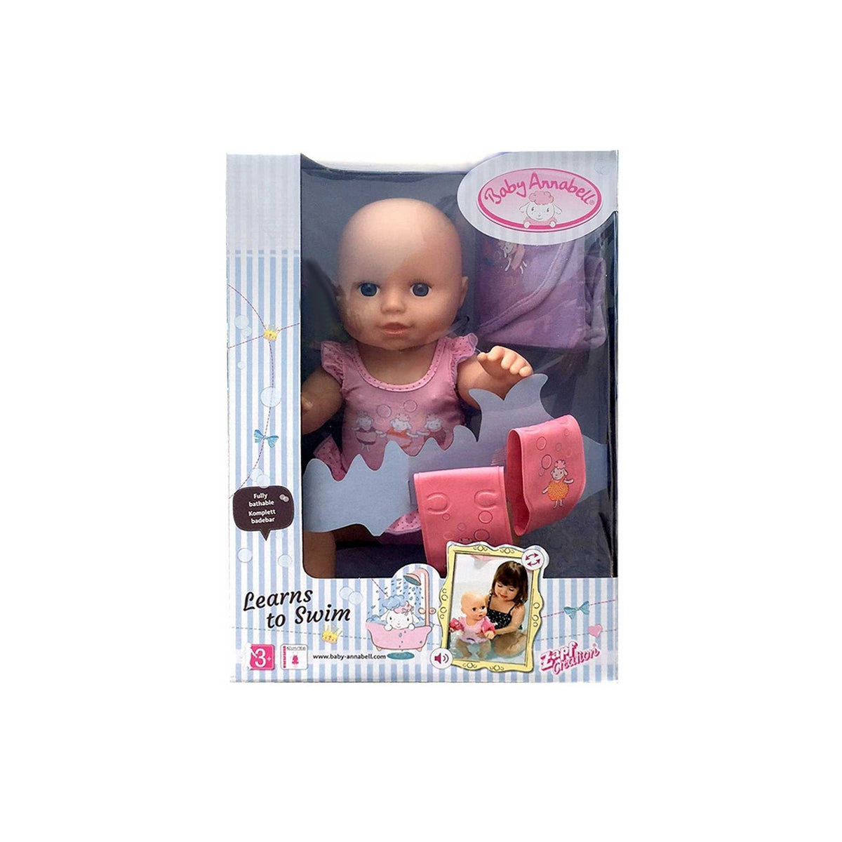 Baby Annabell Learns To Swim Doll