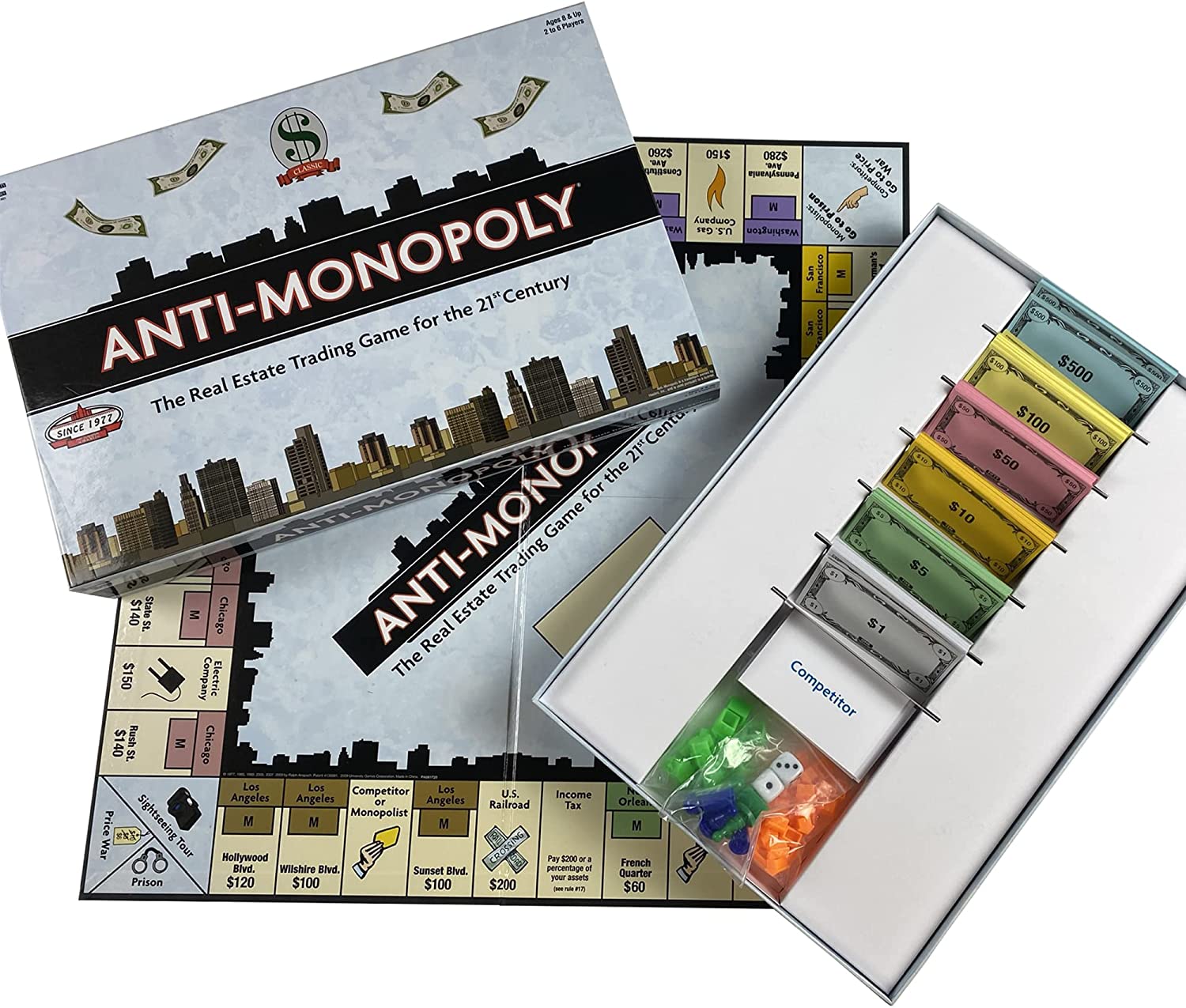 Anti-Monopoly Board Game