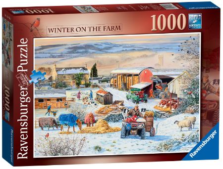 Ravensburger  Winter On The Farm 1000 Piece Jigsaw
