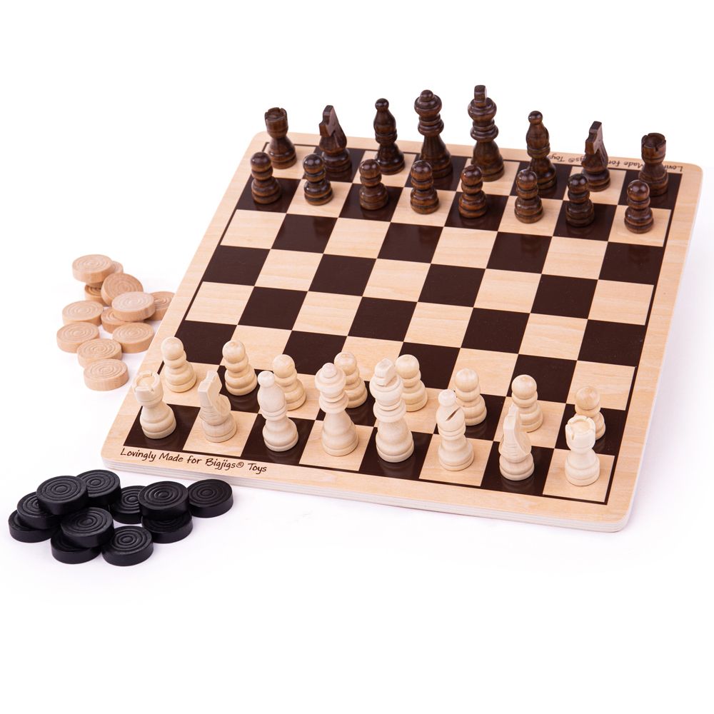 Draughts & Chess Set