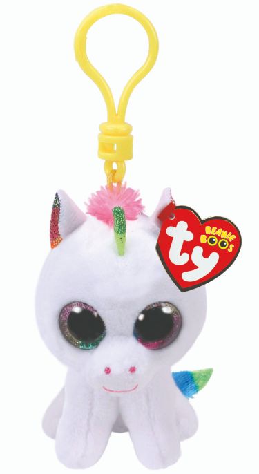 Ty Pixy Unicorn Boo Key Clip