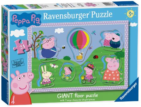 Ravensburger Peppa Pig Shaped Puzzle 24 Piece Jigs