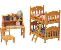 Sylvanian Families Childrens Bedroom set