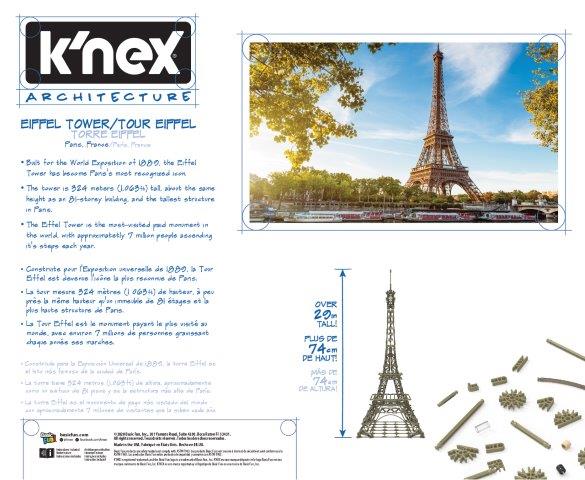 Knex Eiffel Tower Building Set