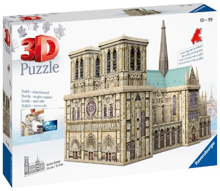 Ravensburger  Notre Dame 3D Puzzle - 324 Piece Jig