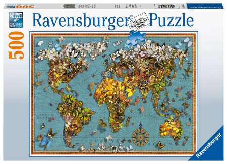 Ravensburger World Of Butterflys 500 Pce Jigsaw