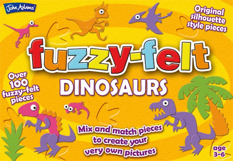 Fuzzy felt dinosaurs hotsell