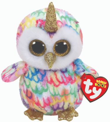 TY Enchanted Owl With Horn Boo