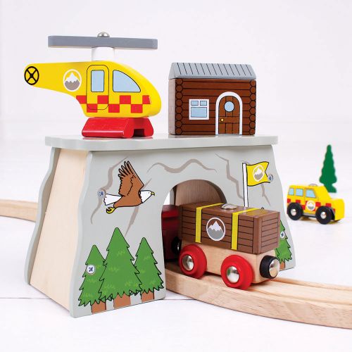 Big Jigs Mountain Rescue for Wooden Train Set