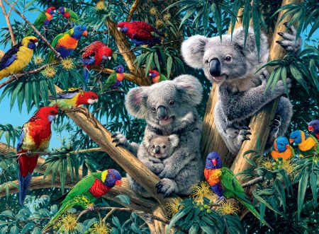 Ravensburger  Koalas In A Tree - 500 Piece Jigsaw