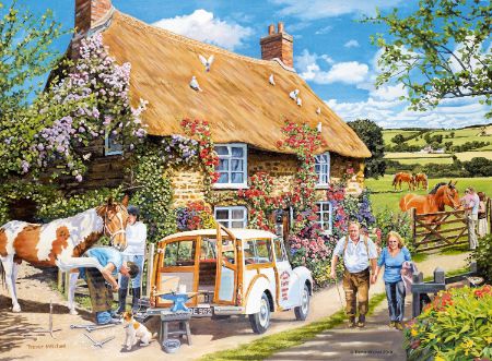 The Country Cottage 100 Piece Jigsaw Puzzle