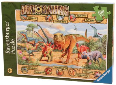 Ravensburger Dinosaurs XXL 100 Piece Jigsaw