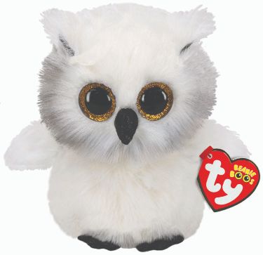 TY Austin White Owl Boo Regular