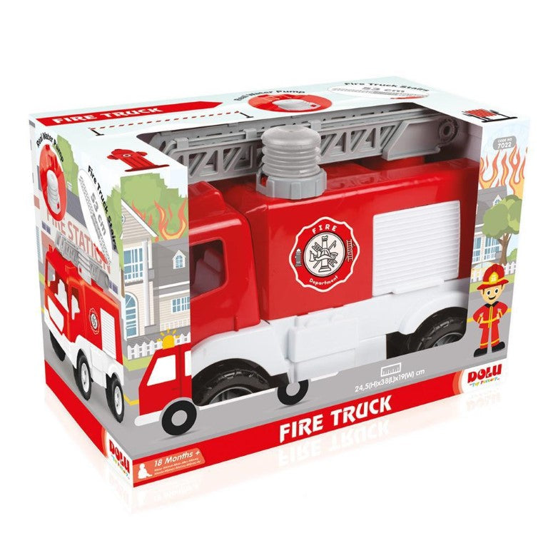 Fire Truck In Window Box 38 Cm