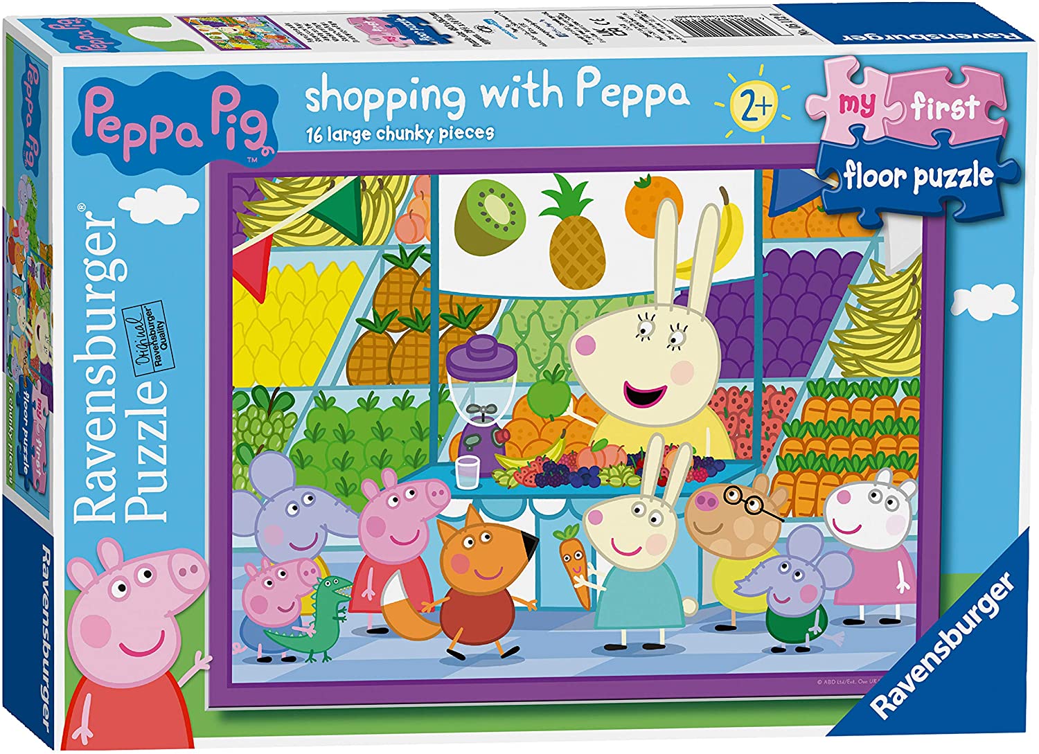 Peppa Pig First Floor Puzzle  16 Piece