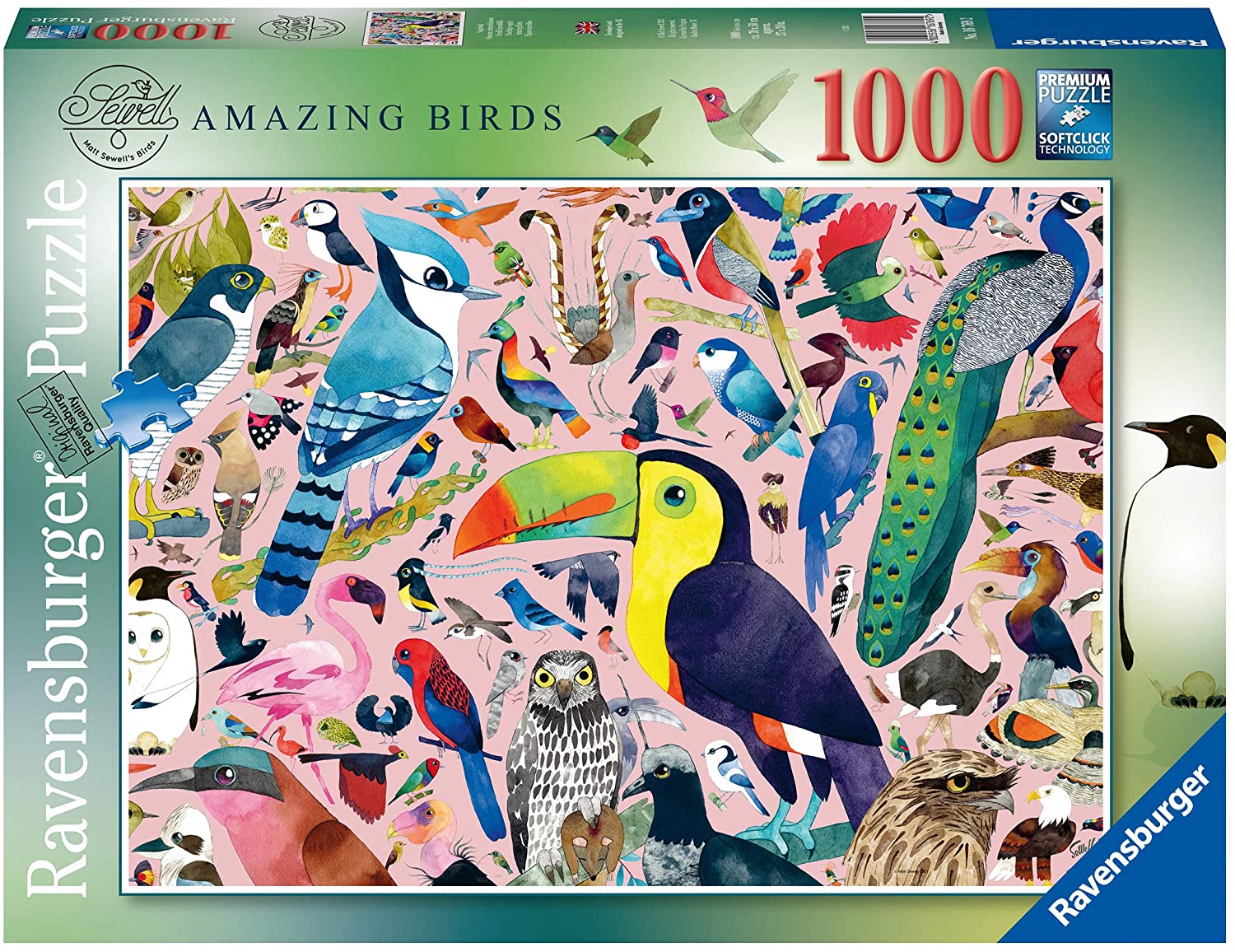 Amazing Birds 1000 Piece Jigsaw Puzzle