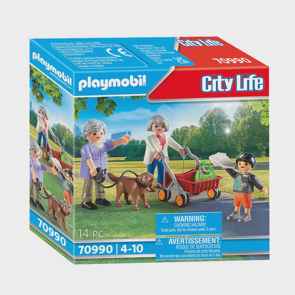 Playmobil City Life Grandparents with Child